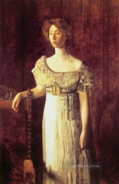  Miss Pintura - El vestido pasado de modaRetrato de Miss Helen Parker Retratos del realismo Thomas Eakins